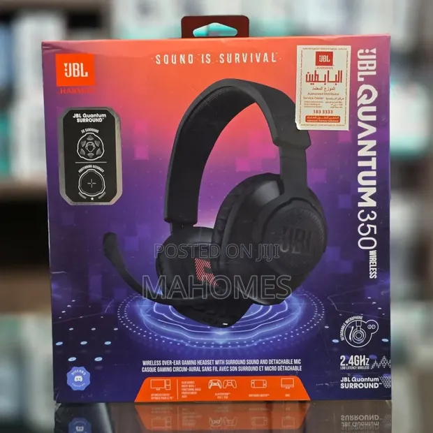 JBL Quantum 350 Wireless Gaming Headphones - 1