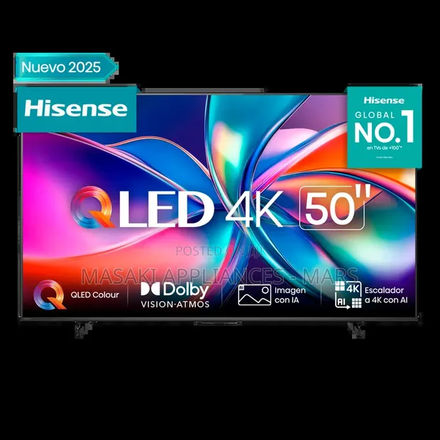 New Hisense 50" QLED 4K Smart TV (50Q6N) - 1
