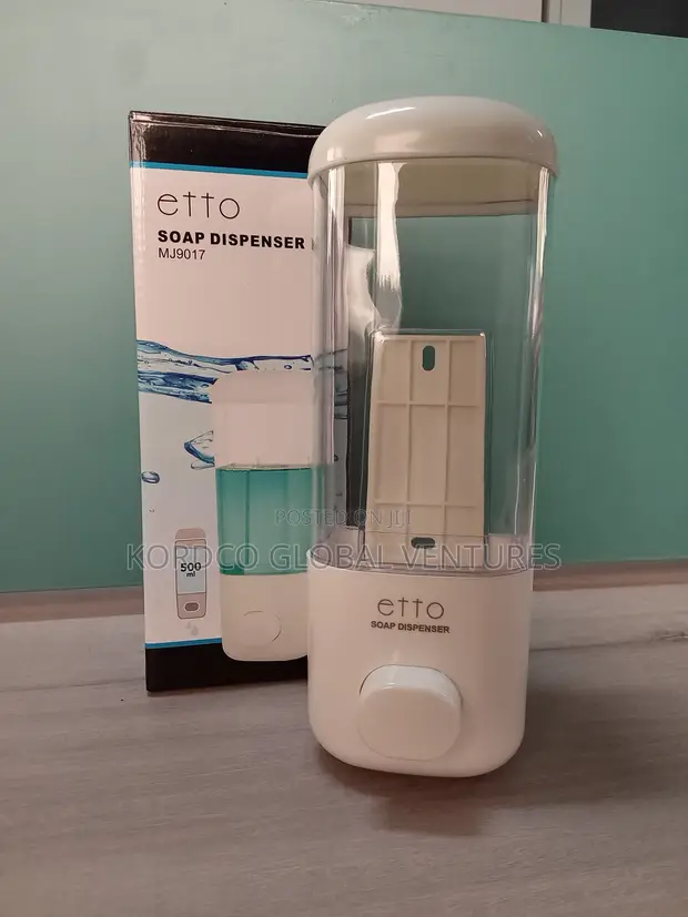 Kifaa cha Kusukuma Sabuni cha PVC Kipya 500ml - 1