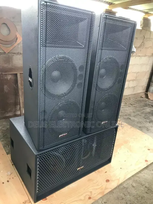 Feztech Professional Music Speakers - Full Set & Stage Monitors - 1