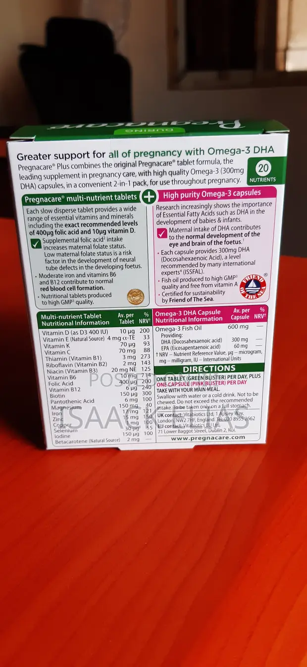 Pregnacare Plus Prenatal Supplement - 1