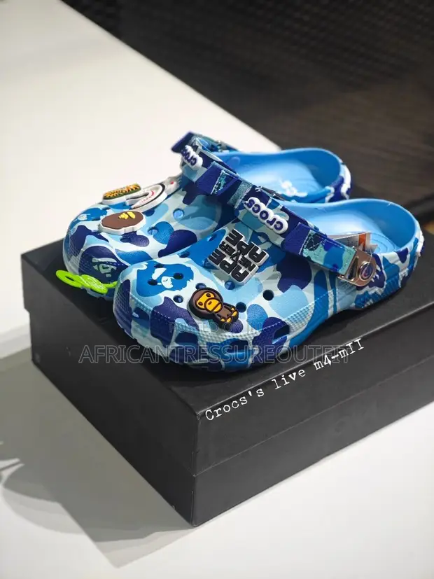 A Bathing Ape Crocs Clogs Collection - 1