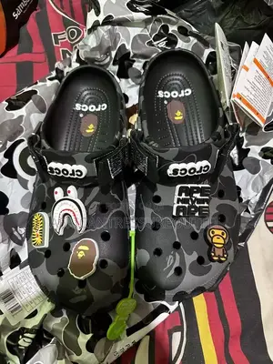 A Bathing Ape Crocs Clogs Collection