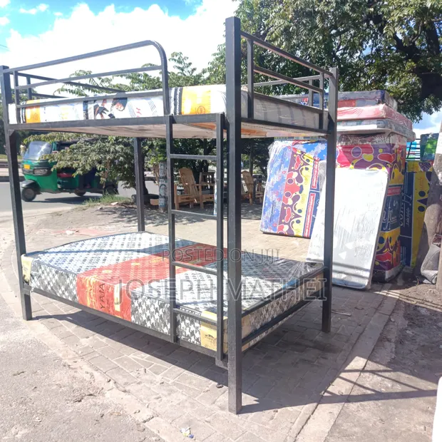 Skyline Furniture Double Bed (4/6) with Mattresses - 1