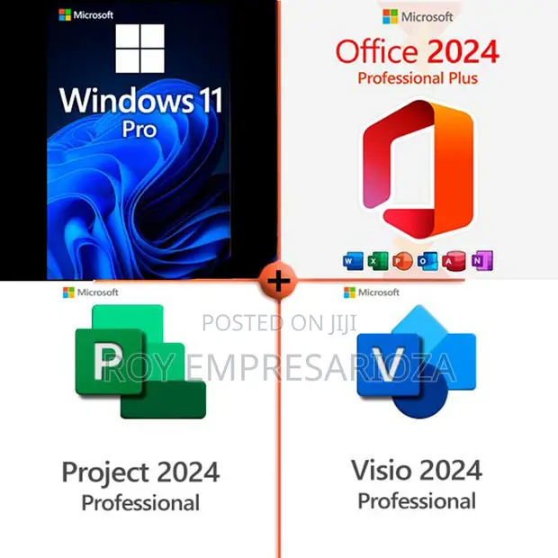 Windows 11 Pro + Office 2024 Suite - 1