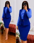 2 Piece Office Dress Set - 1