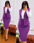 2 Piece Office Dress Set - 2