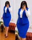 2 Piece Office Dress Set - 3