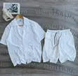 Linen Short Sleeve Sets Collection Available - 3