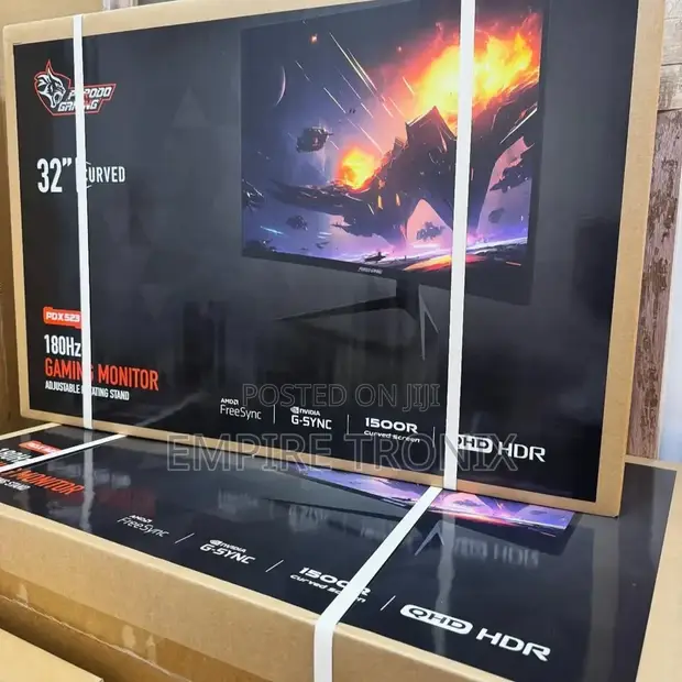 Porodo Gaming 32-Inch Wide-Curved Monitor - 1