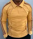 Zara Men's Long Sleeve Cotton T-Shirt - 4