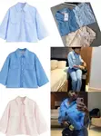 Zara Women's Classic Long Sleeve Dress Shirts - 4