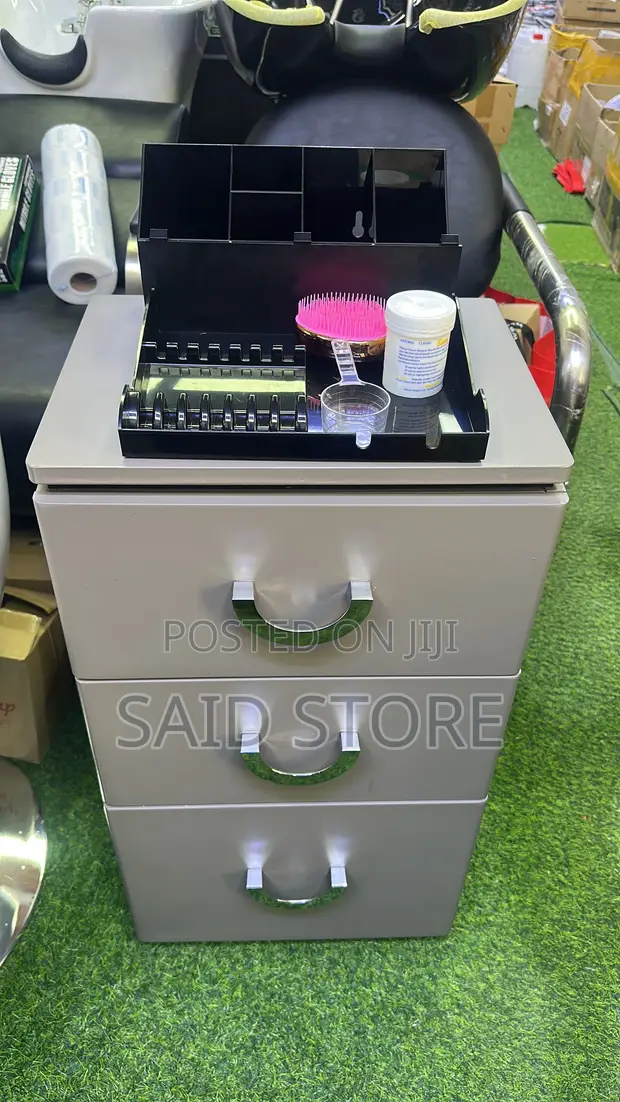 Barber Shop Locker Hair Cutting Cabinet - 1