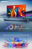 Hisense 85" QLED 4K Vidaa Smart TV Mpya Kabisa (85Q6N) - 2