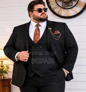 Men's Plain Suits - Big Sizes Available