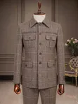 Checked Kaunda Suits - Brand Kali - 1
