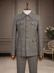Checked Kaunda Suits - Brand Kali - 3
