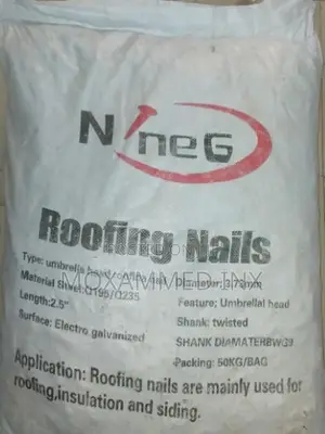 Mfuko wa 50kg wa Misumari ya Paa ya Kichwa cha Mwavuli