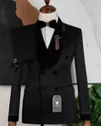 Men's Double Breasted Tuxedo Suit - Brand Kali - 2