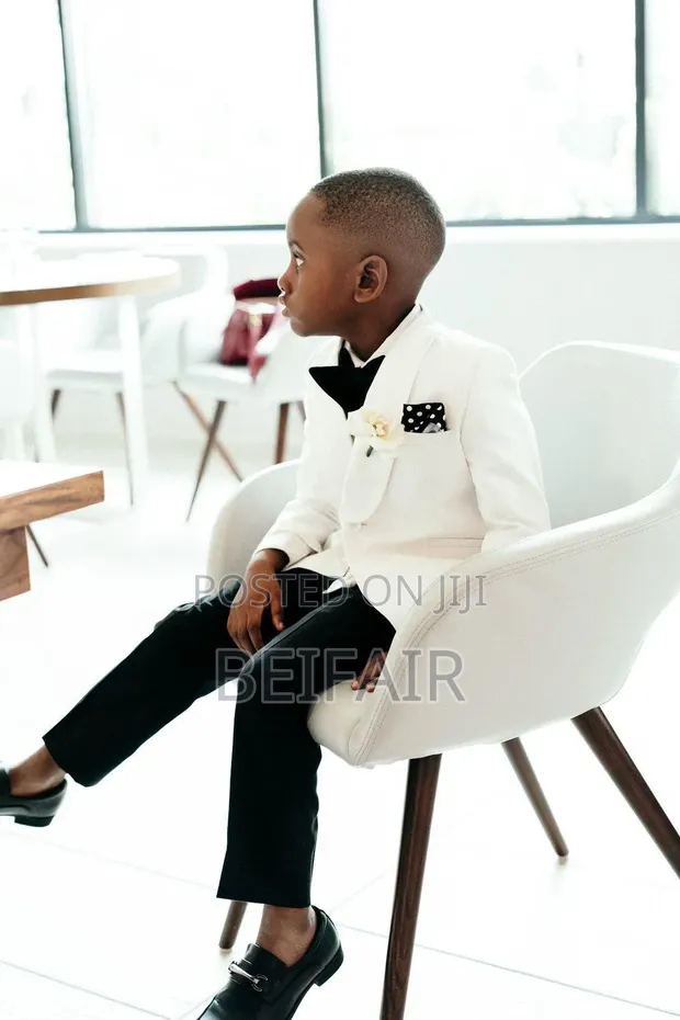 Black and White Kids Suits - 1