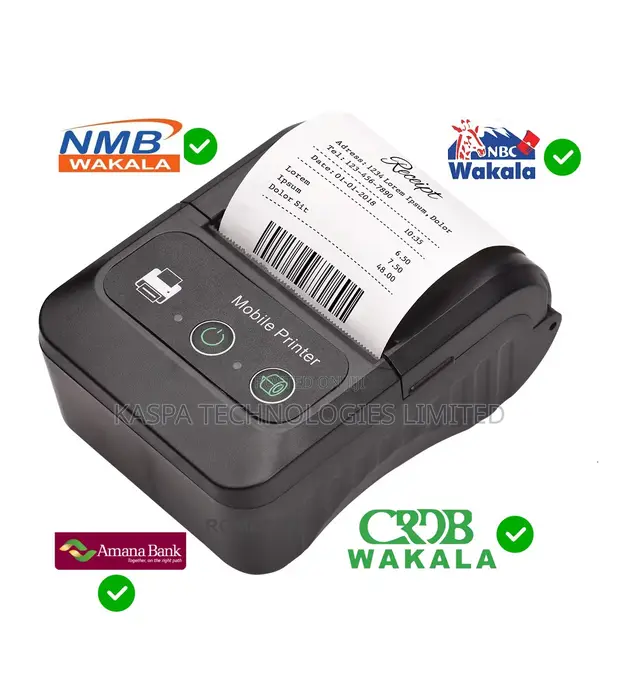 Mobile Thermal Receipt Printer (USB/Bluetooth) - 1