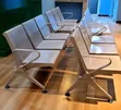 Premium 3-Seater Stainless Steel Waiting Bench - 1