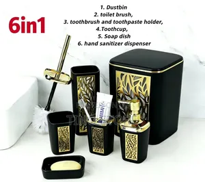 Bathroom Accessories Set 6 in 1 - Brand New