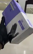 Bönlife Pack Black Nitrile Food Gloves (Large, Powder Free) - 2