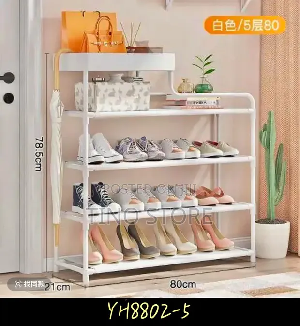 5-Tier Multi-Level Shoe Rack - 1