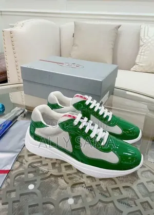 Men's Prada Leather Sneakers