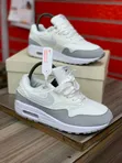 Viatu vya Nike Air Max vya Wanaume - Nyeupe Kabisa - 3