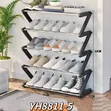 Z Shaped 5-Tier Shoe Rack - 2