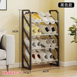 Z-shaped Shoe Rack Nyembamba (Ngazi 4)
