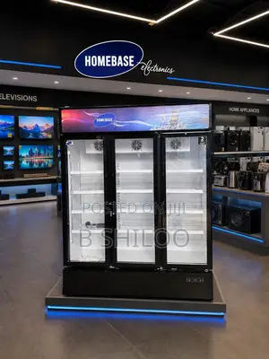 Homebase Freezer ya Kuonesha Milango 3