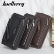 Stylish Men's Clutch Bag - Genuine Saffiano Leather - 1