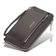 Stylish Men's Clutch Bag - Genuine Saffiano Leather - 3