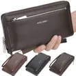 Stylish Men's Clutch Bag - Genuine Saffiano Leather - 5