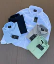 Shati la Linen la Wanaume Armani Exchange - Jekundu - 2