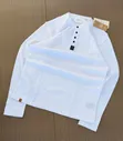 T-Shirt ya Mikono Mirefu ya Pamba kwa Wanaume - Kahawia - 2