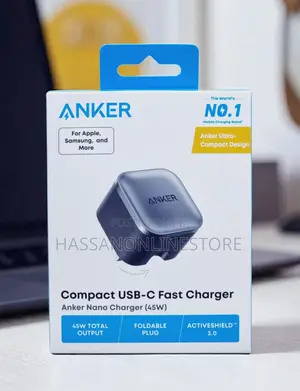 Anker Nano 45W USB-C Charger (A2692K11) + Free Cable