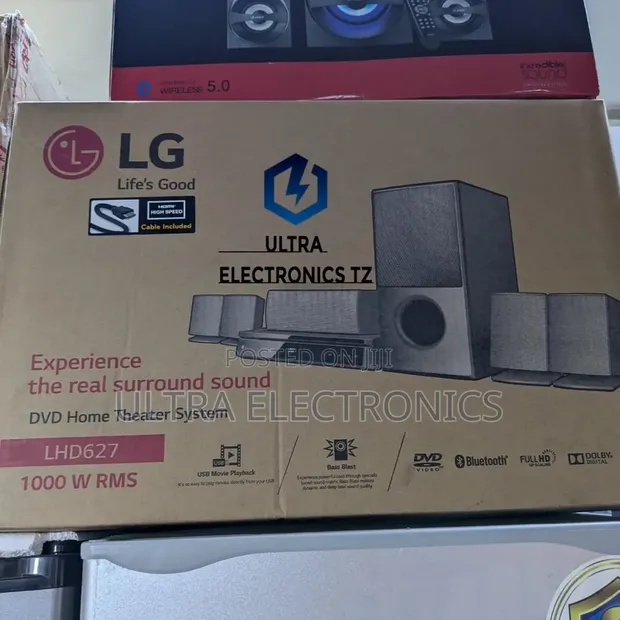 LG LHD627 DVD Home Theater System 1000W Bass Blast - 1