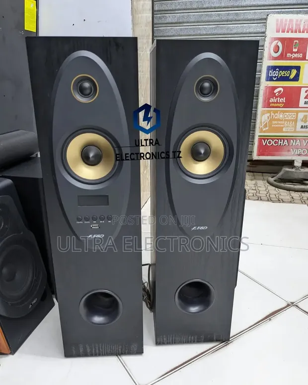F&D Fender T-35X 2 Tower Karaoke Speakers - 1