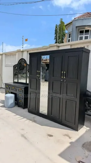 Woodstock 4-Door Wardrobe with Dressing Table Set