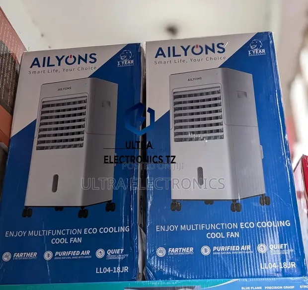 Ailyons Portable Air Cooler 8L Tank, 6m Wind Supply - 1