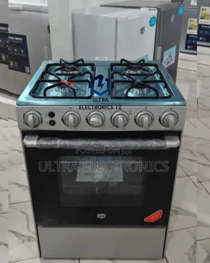 MR UK Jiko la Gesi 60x60cm lenye Vyumba 4 na Oven ya Gesi
