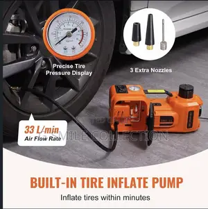 Hydraulic Electric Car Jack - 5 Tonne with Air Compressor