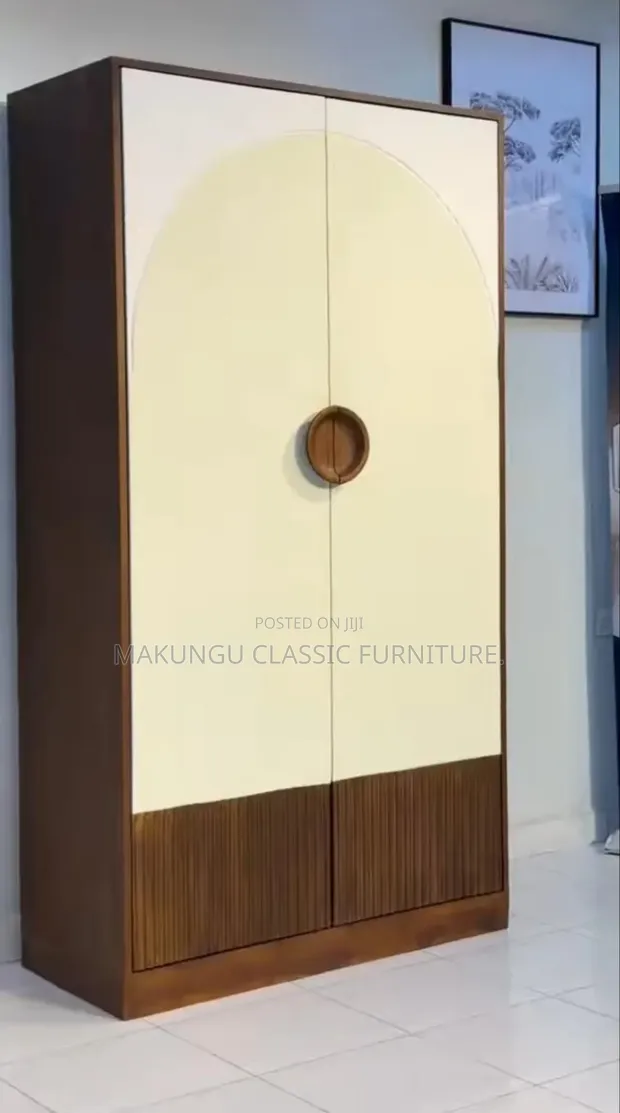 Simple Classic Two-Door Wardrobe - 1