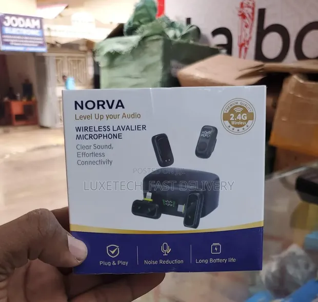 Norva Wireless Lavalier Microphone Set - 1