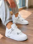 Men's Air Jordan Leather Sneakers - White - 2