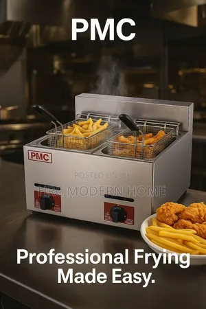 PMC Double Gas Deep Fryer 12L